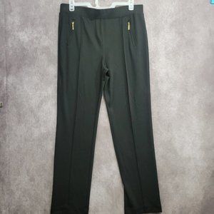 Dana Buchman Black Straight Leg Pull-on Pants size 14